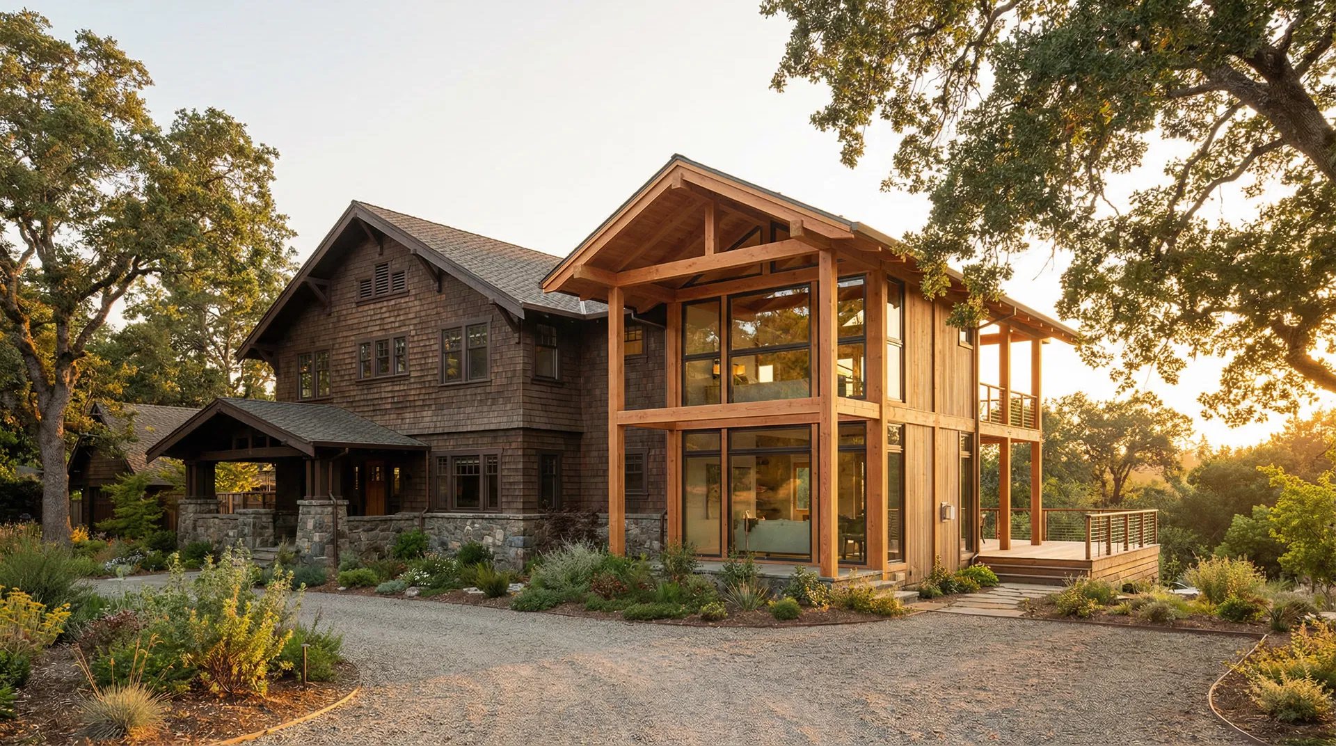 Two-story home addition matching existing craftsman exterior by RBO Construction in McKinney, TX